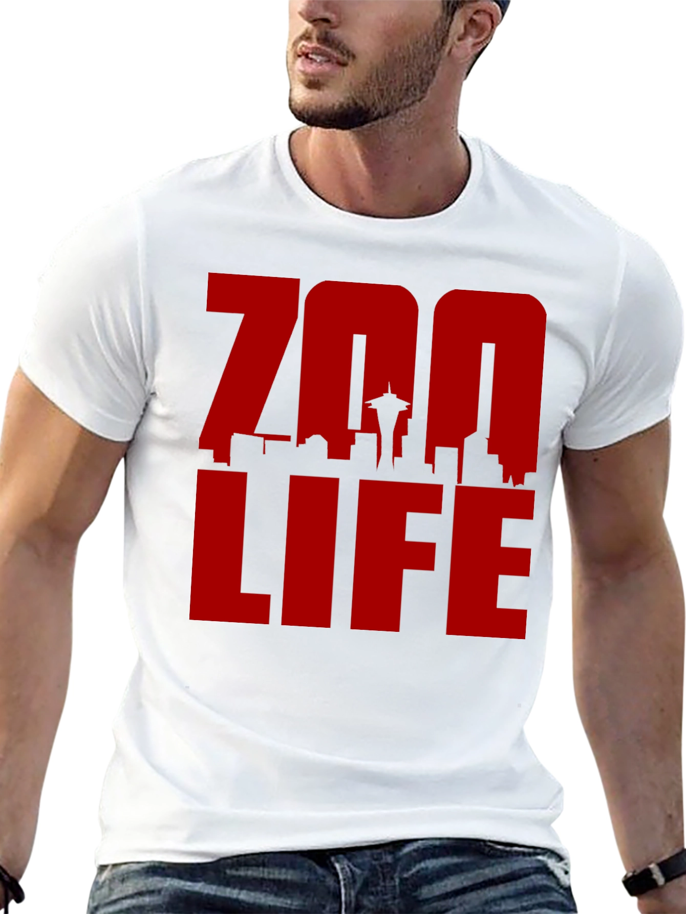 Zoo Life Seattle Skyline Graphic Tee