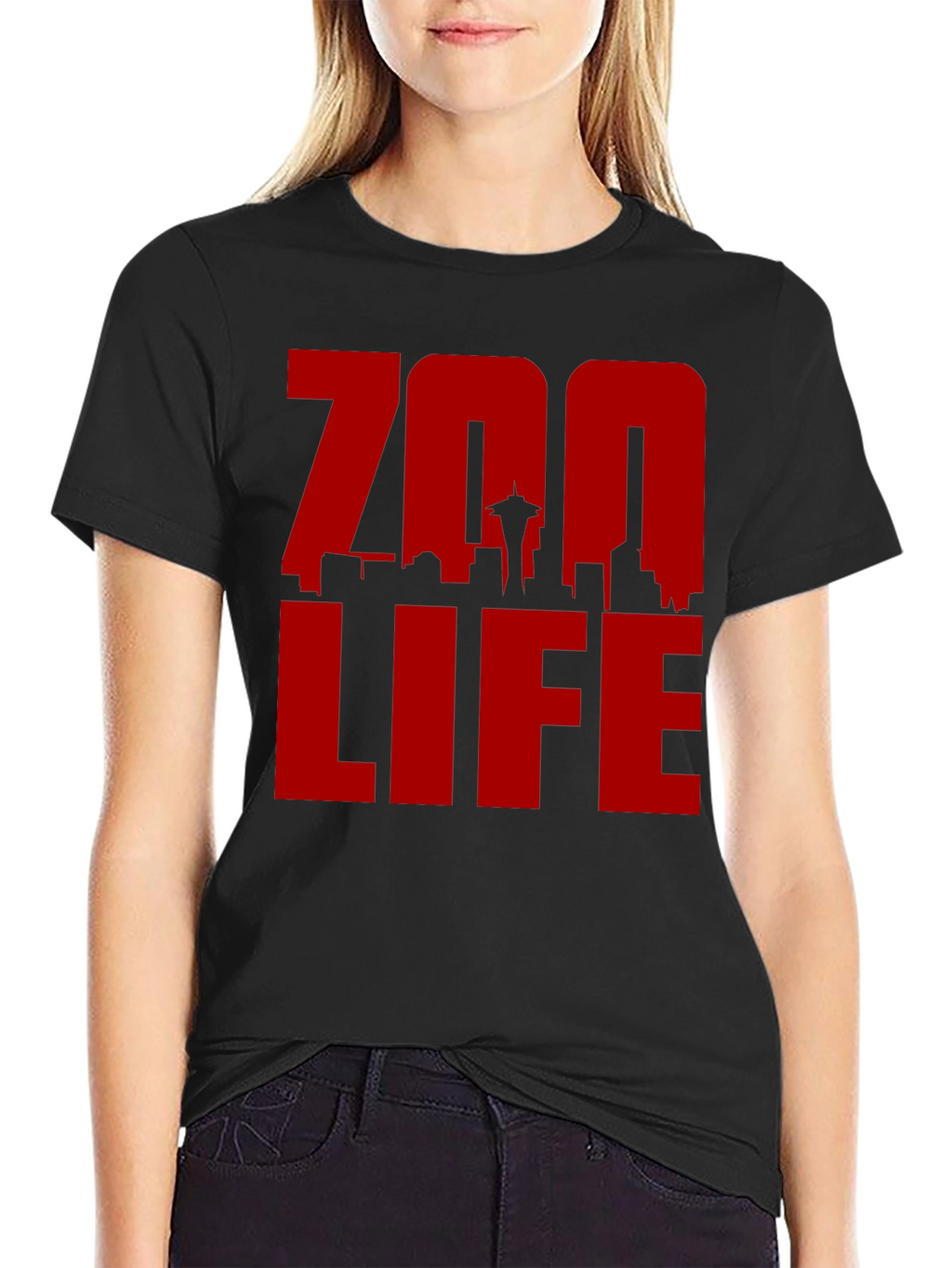 Zoo Life Seattle Skyline Graphic Tee