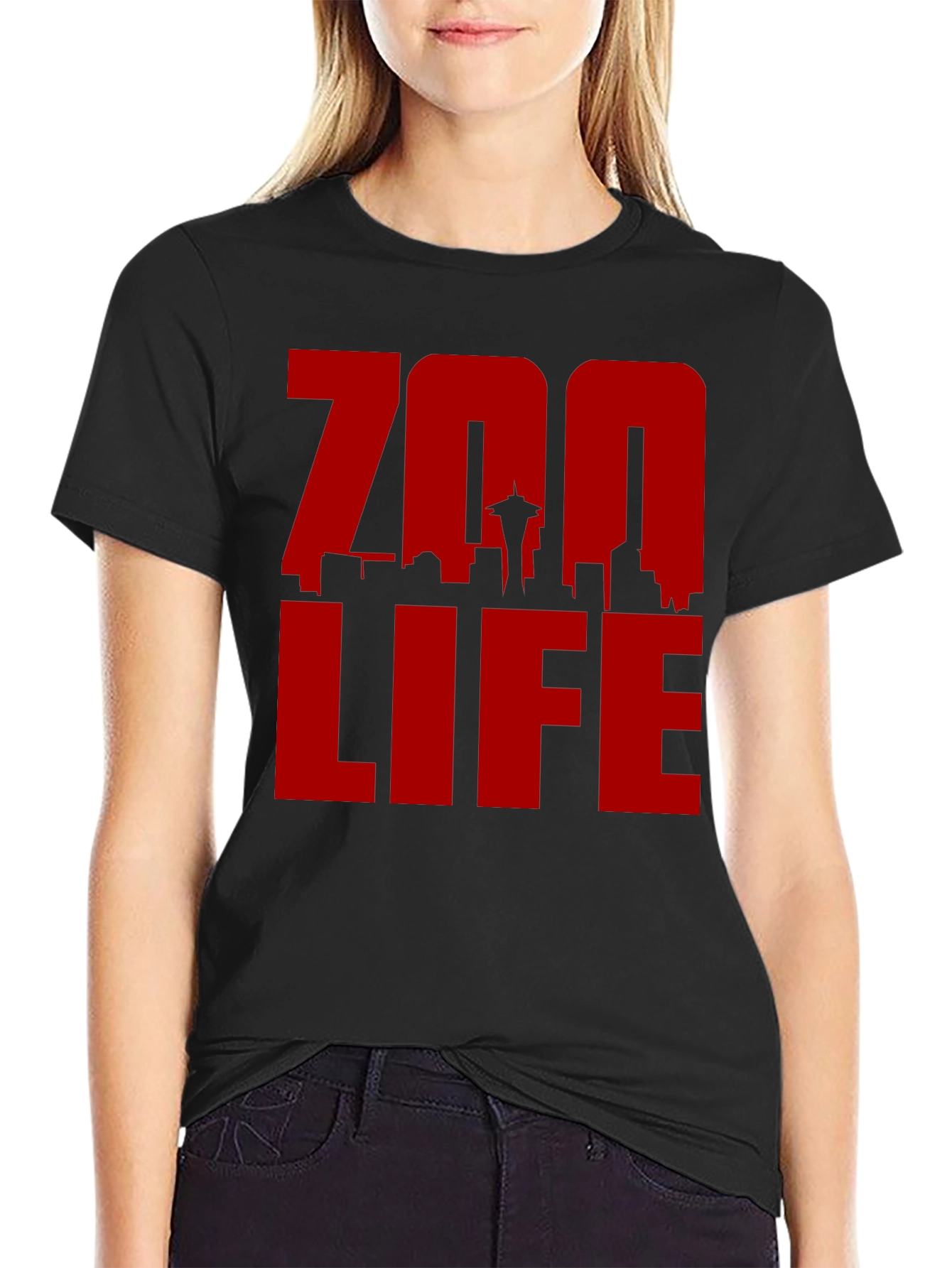 Zoo Life Seattle Skyline Graphic Tee