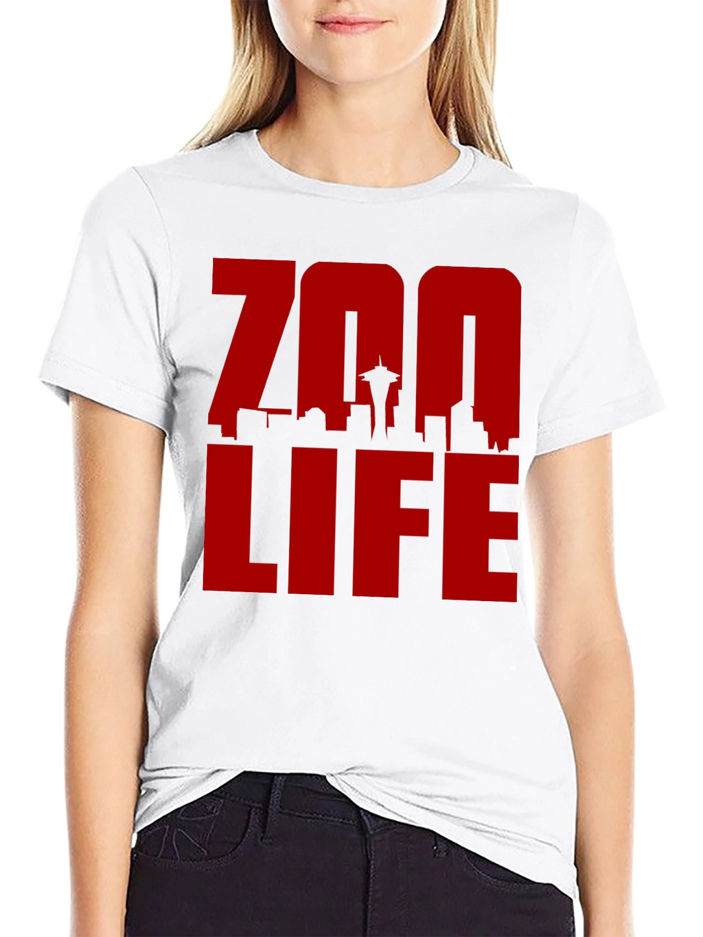 Zoo Life Seattle Skyline Graphic Tee
