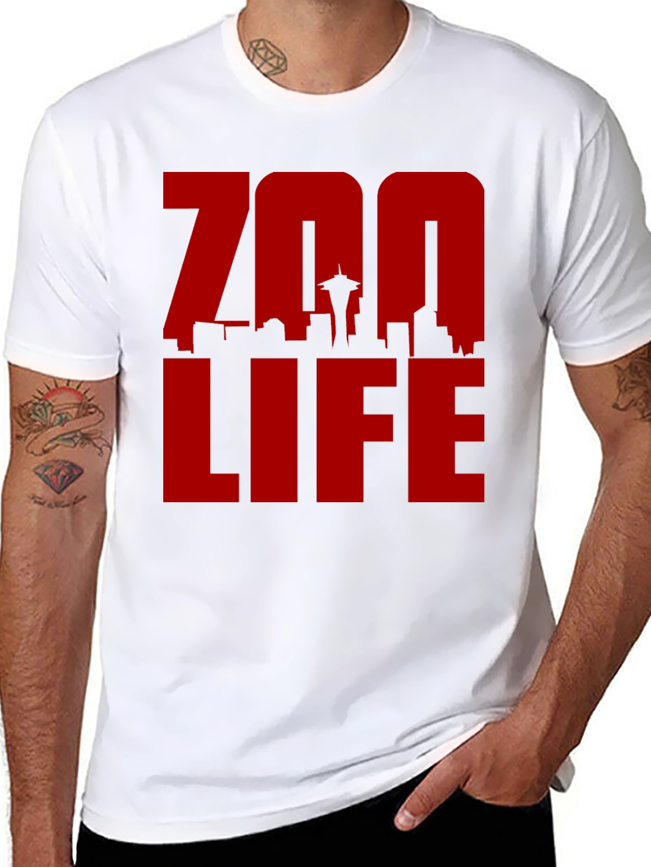 Zoo Life Seattle Skyline Graphic Tee