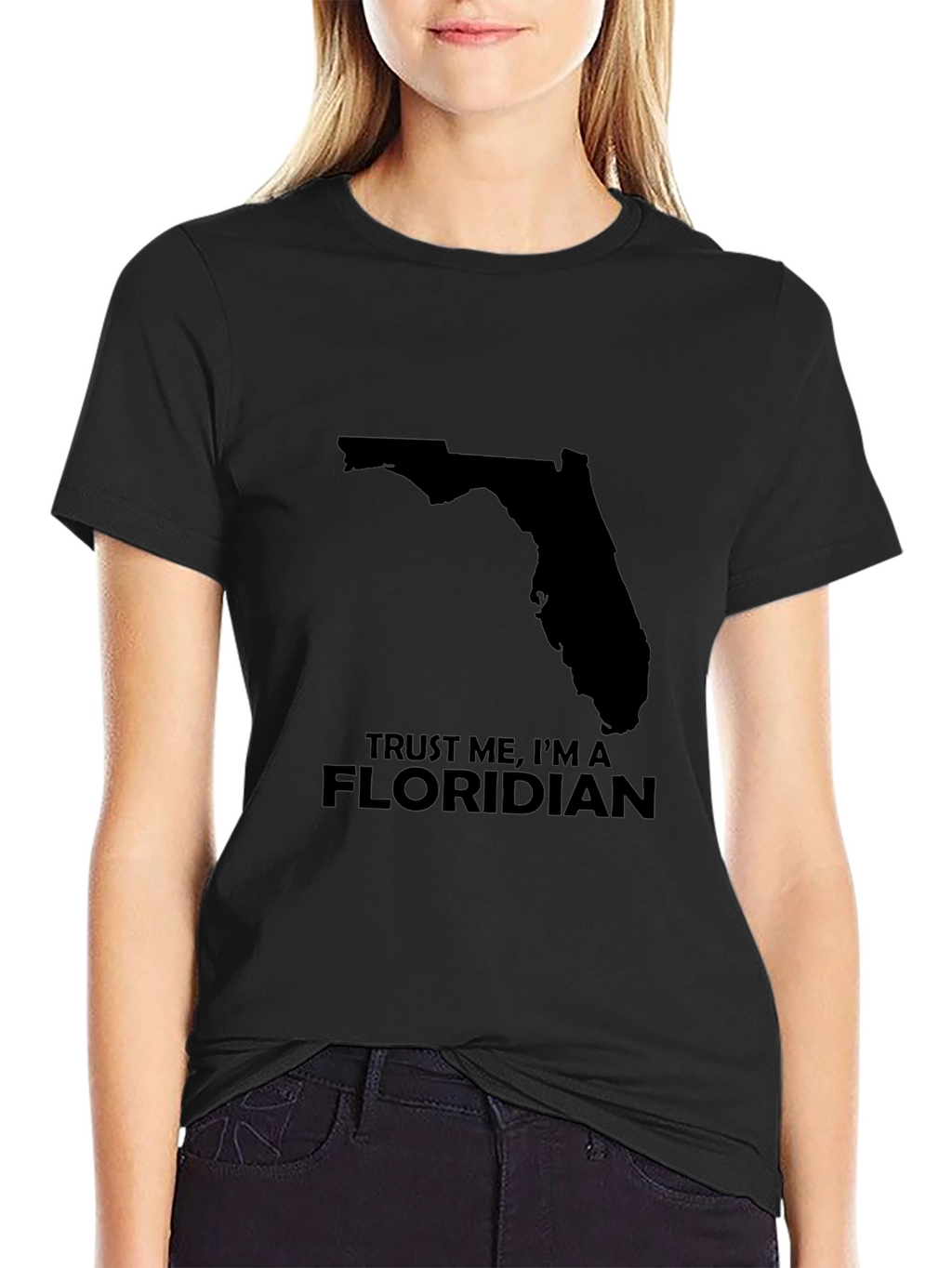 Trust Me Im a Floridian T-Shirt - Black