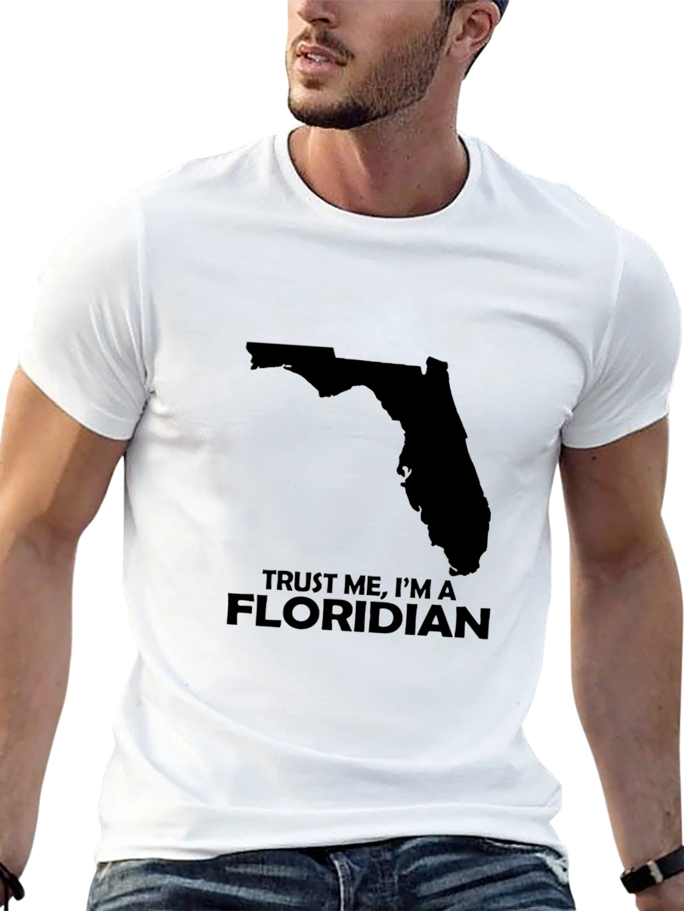 Trust Me Im a Floridian T-Shirt - Black