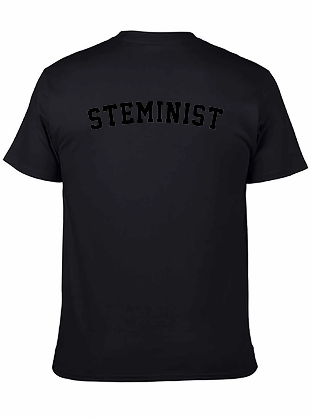 STEMINIST T-Shirt - Black Unisex Crew Neck Tee