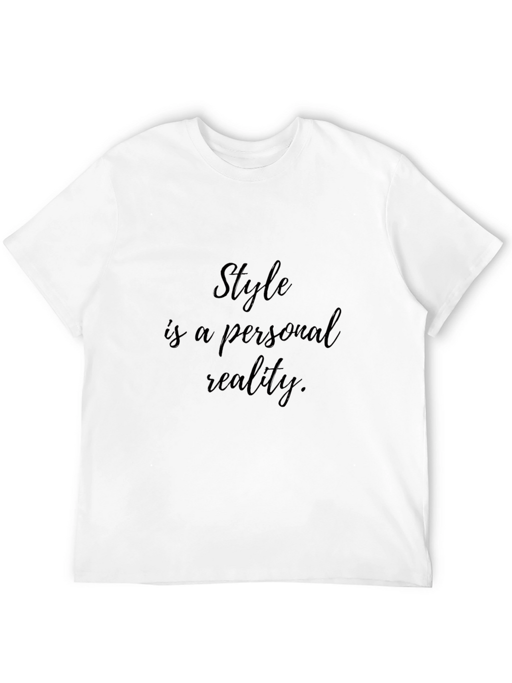 Stylish Black T-Shirt: Style is Personal Reality