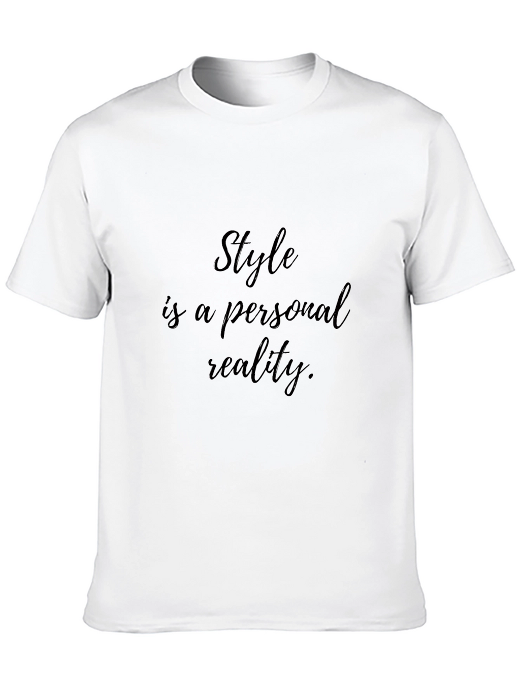 Stylish Black T-Shirt: Style is Personal Reality