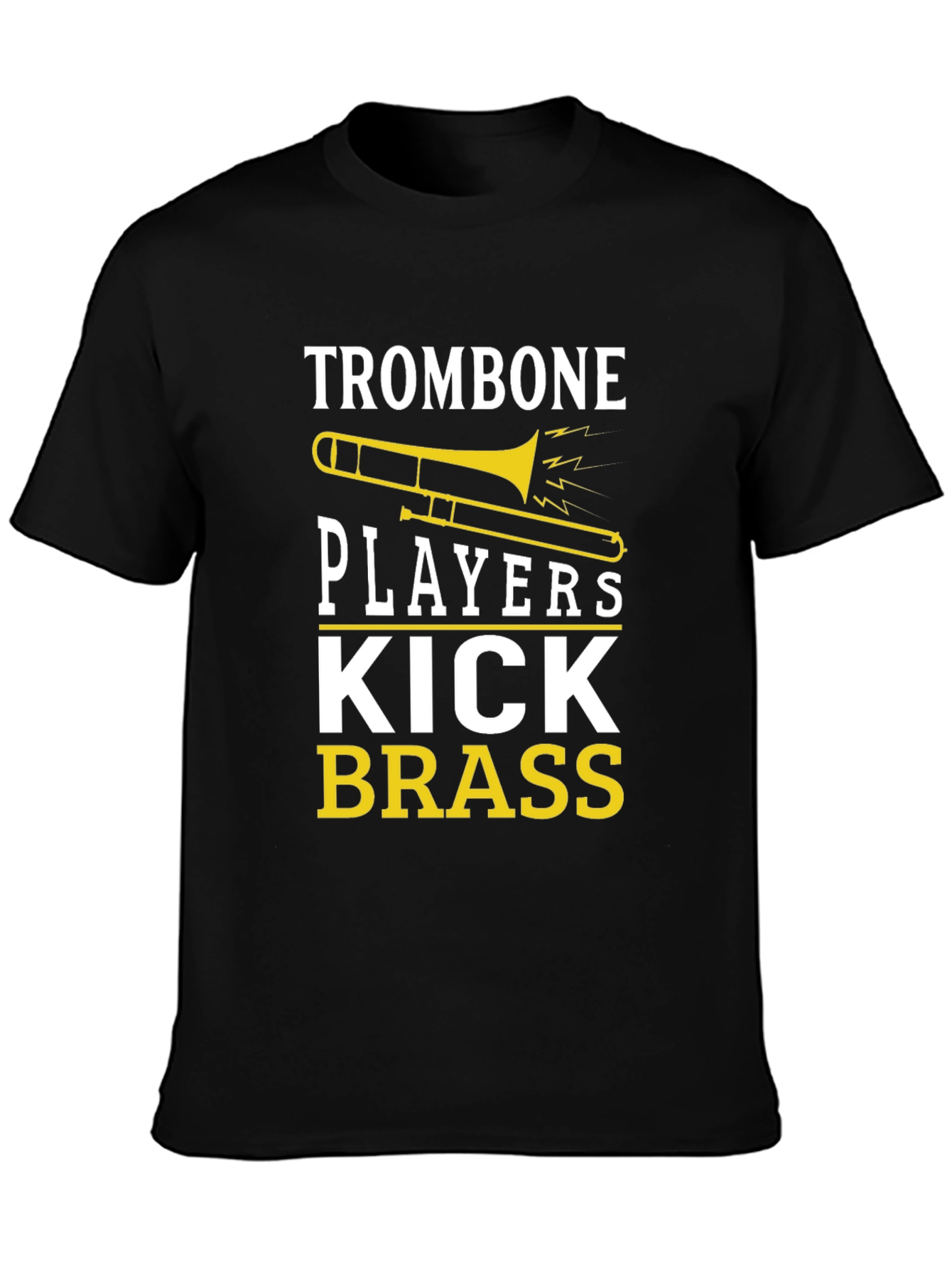 Trombone Players Kick Brass Graphic T-Shirt