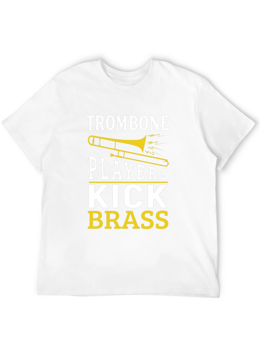 Trombone Players Kick Brass Graphic T-Shirt