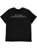 Future Entrepreneur Black Graphic Tee