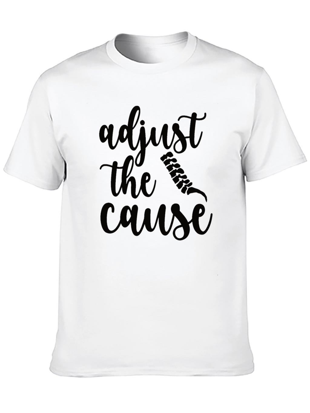 Adjust the Cause Black T-Shirt