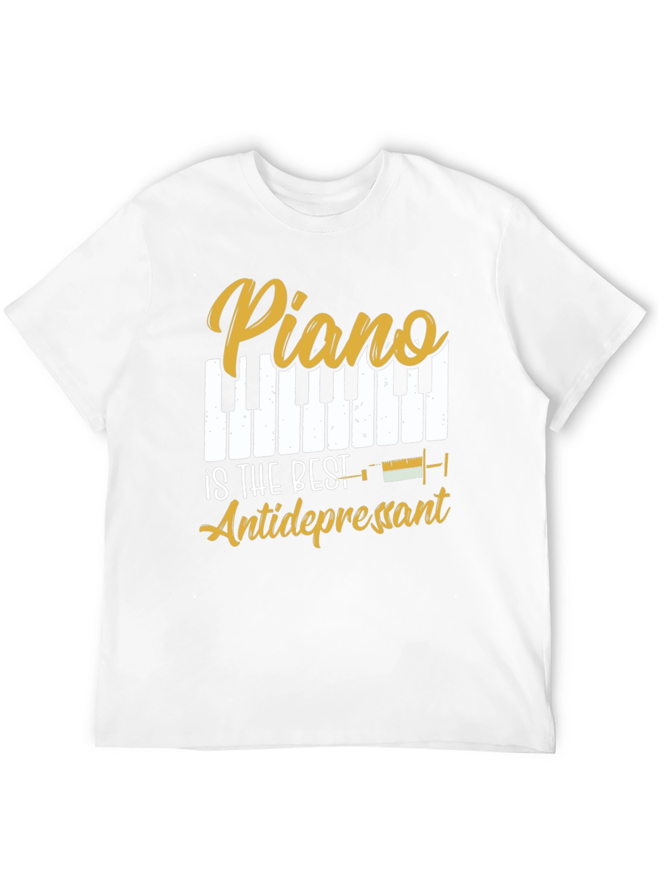 Piano is the Best Antidepressant Graphic Tee