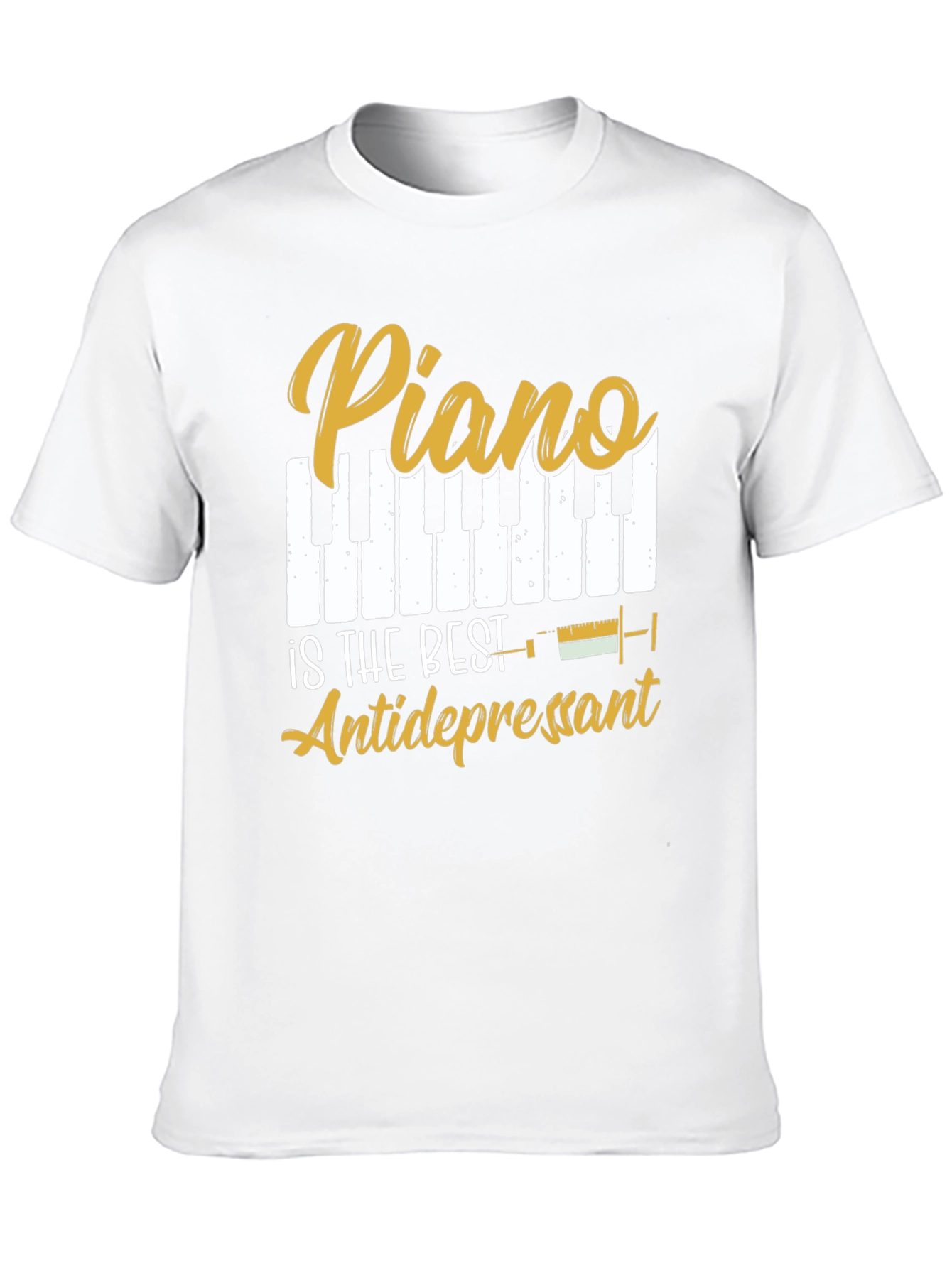 Piano is the Best Antidepressant Graphic Tee