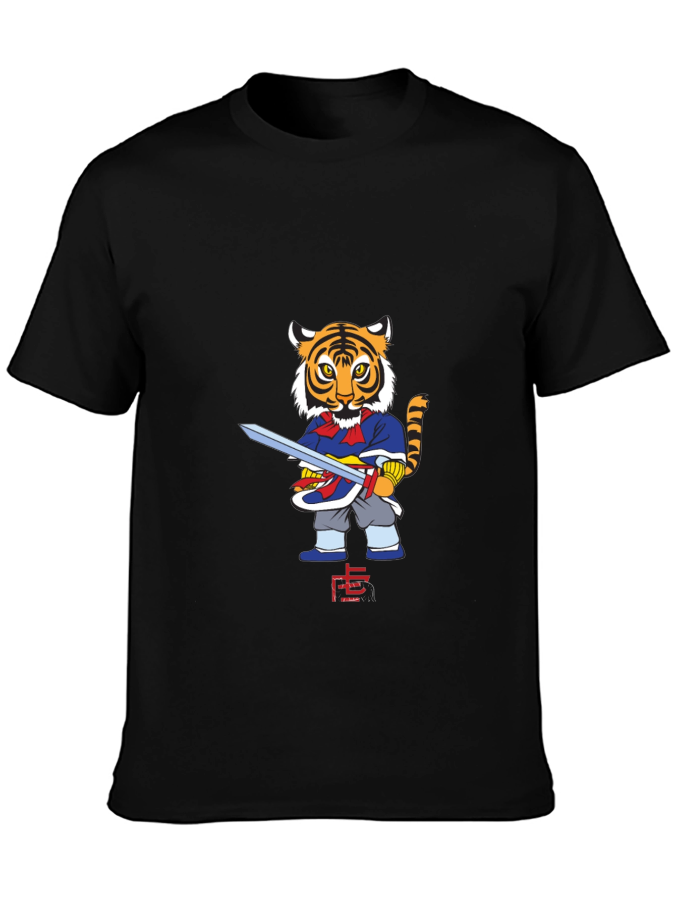 Tiger Warrior Graphic Tee - Unique Design