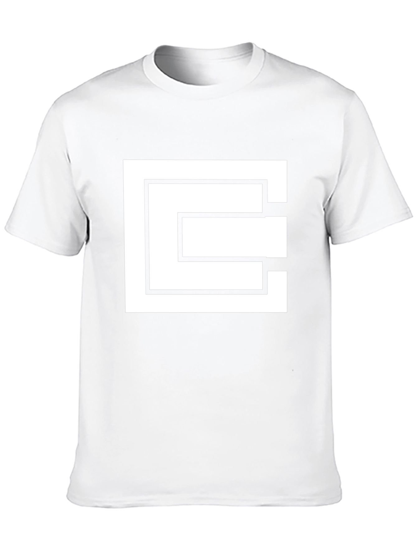 Geometric Square Black T-Shirt