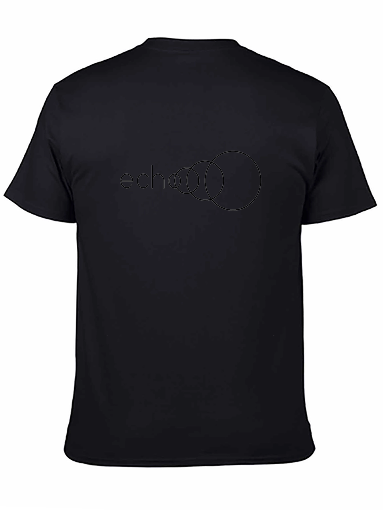 Echo Circle Graphic Black T-Shirt