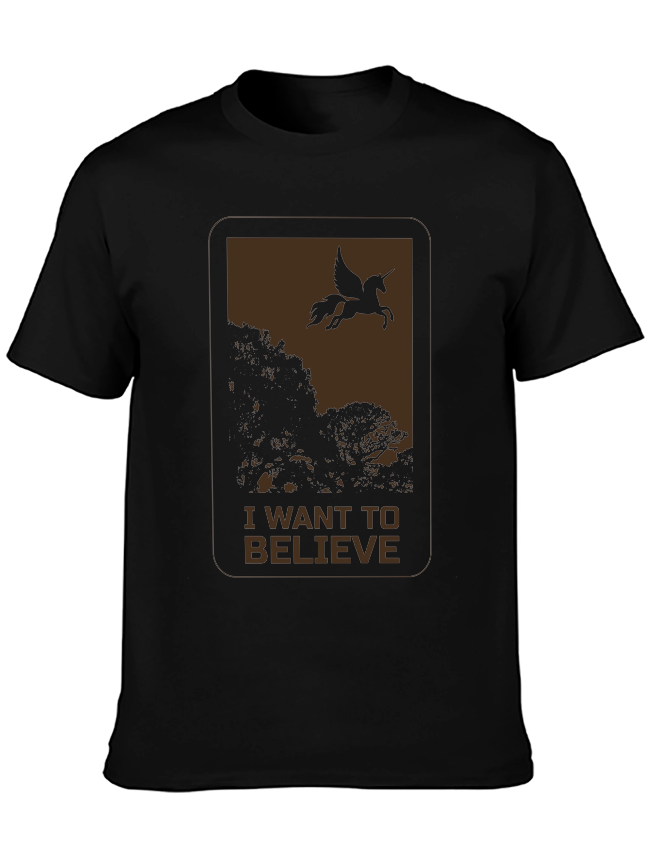 I Want to Believe Unicorn Graphic T-Shirt