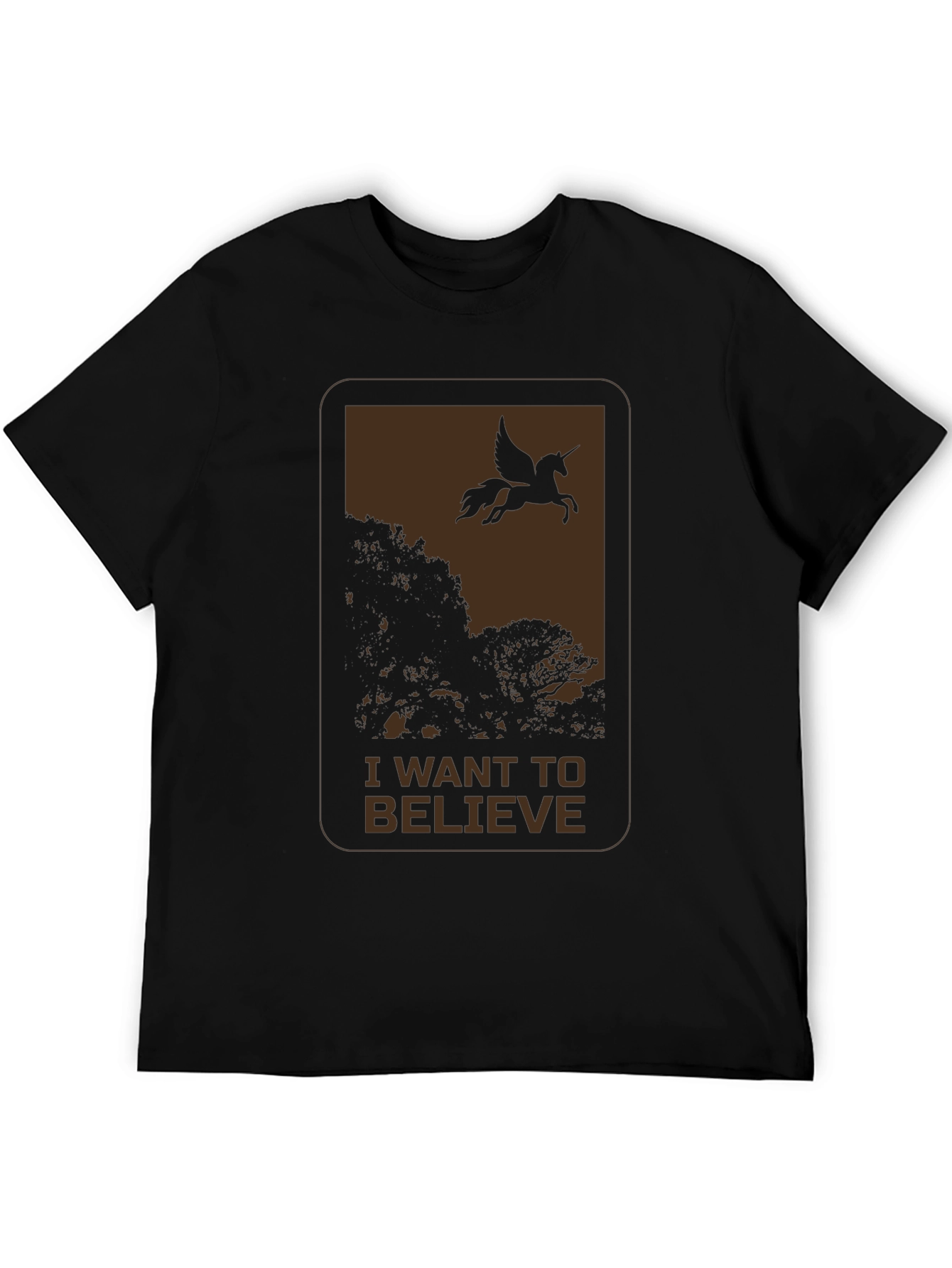 I Want to Believe Unicorn Graphic T-Shirt