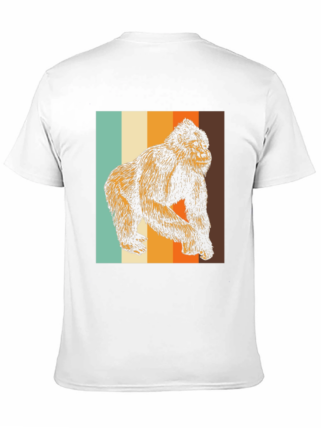 Retro Gorilla Graphic Tee - Cool Animal T-Shirt