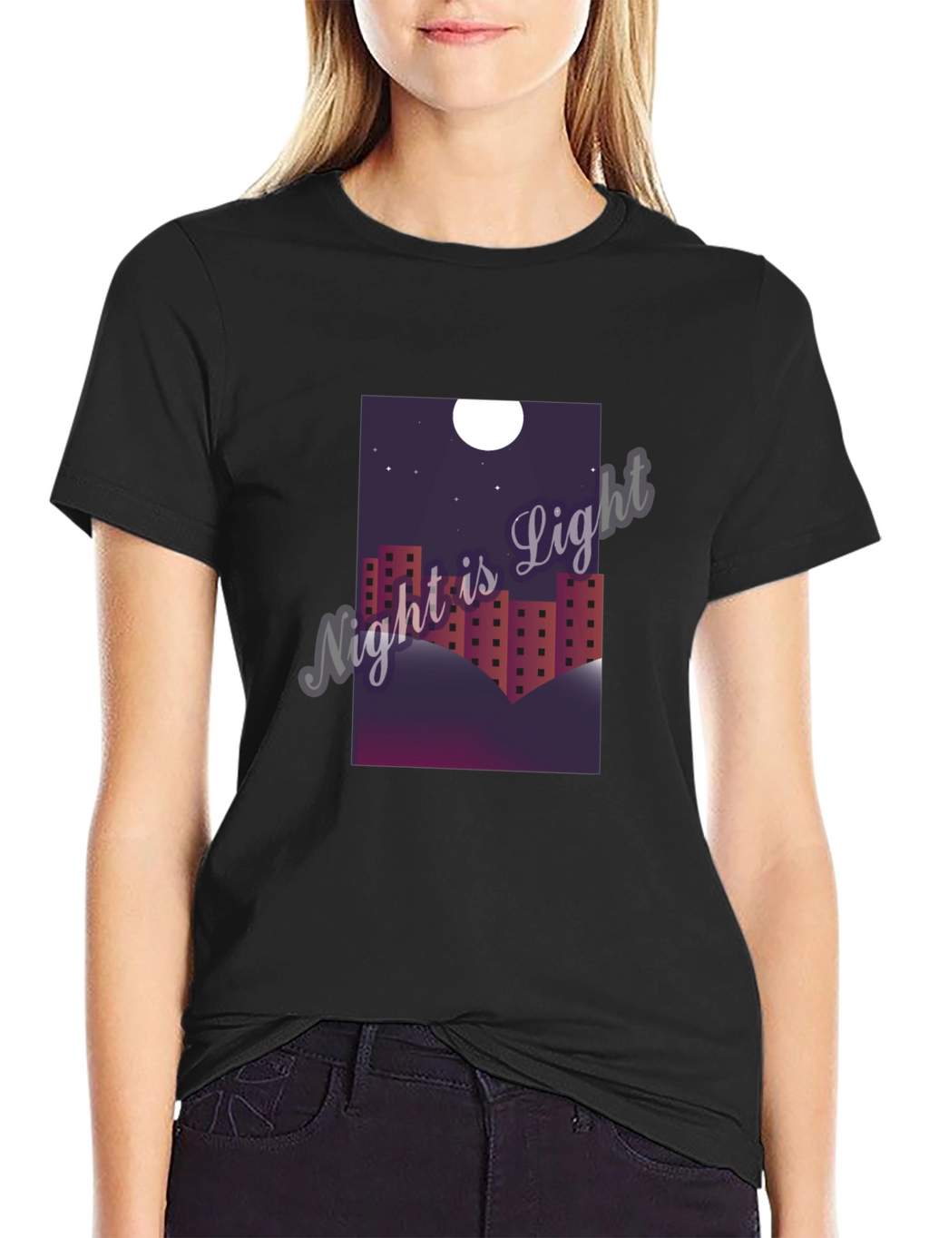 Night is Light Graphic T-Shirt