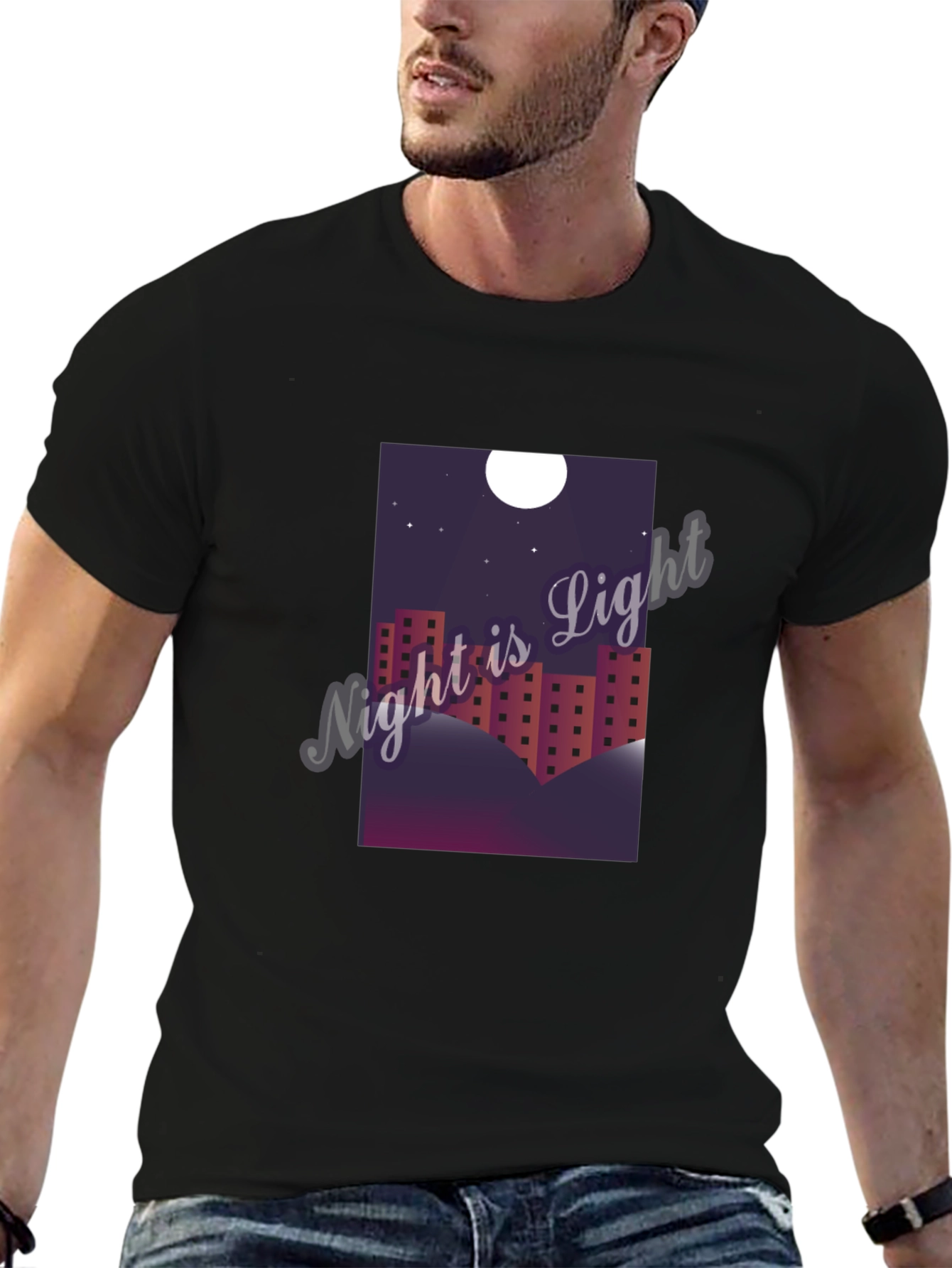 Night is Light Graphic T-Shirt