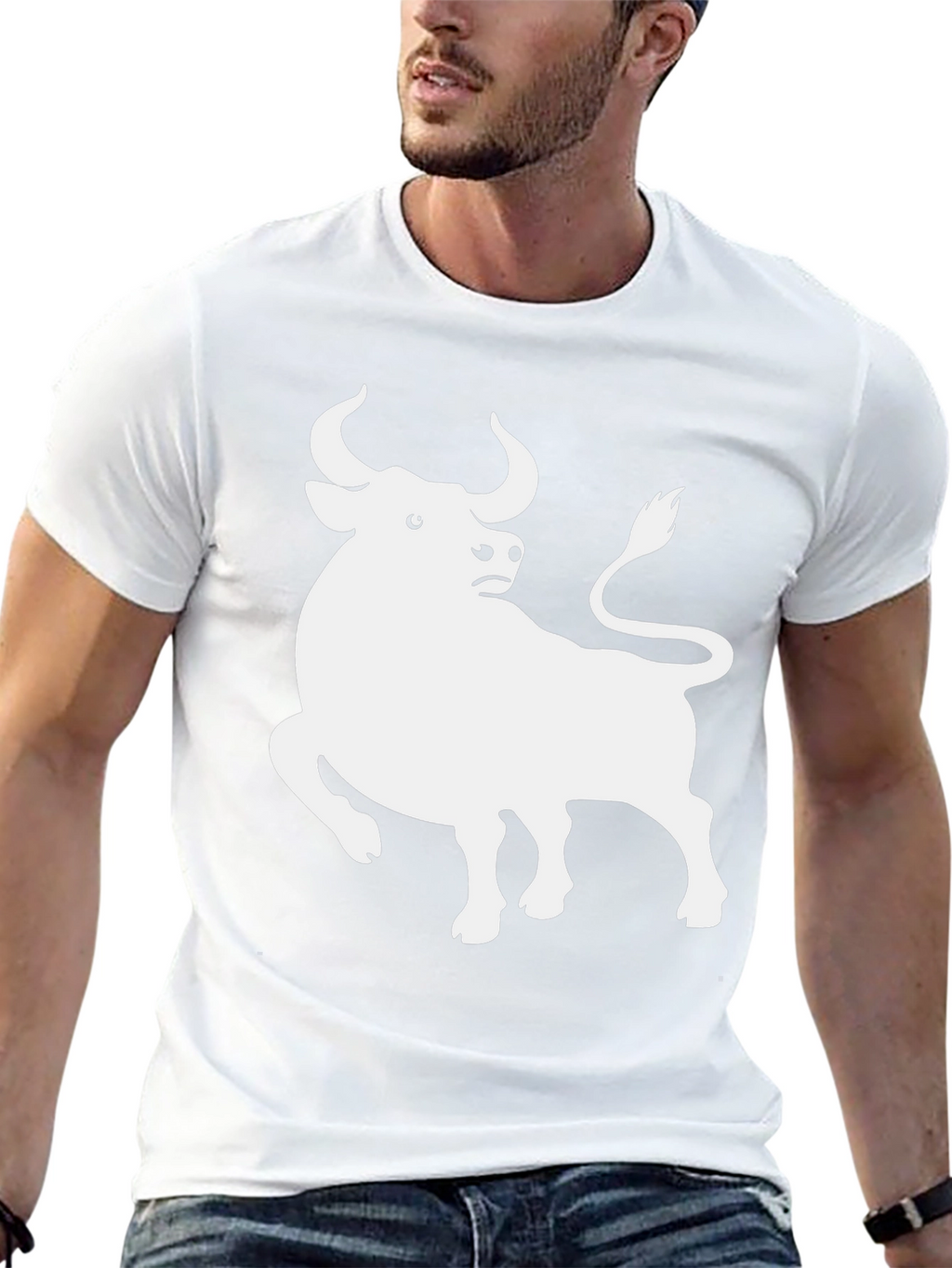 Bull Graphic Tee - Classic Black T-Shirt