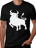 Bull Graphic Tee - Classic Black T-Shirt