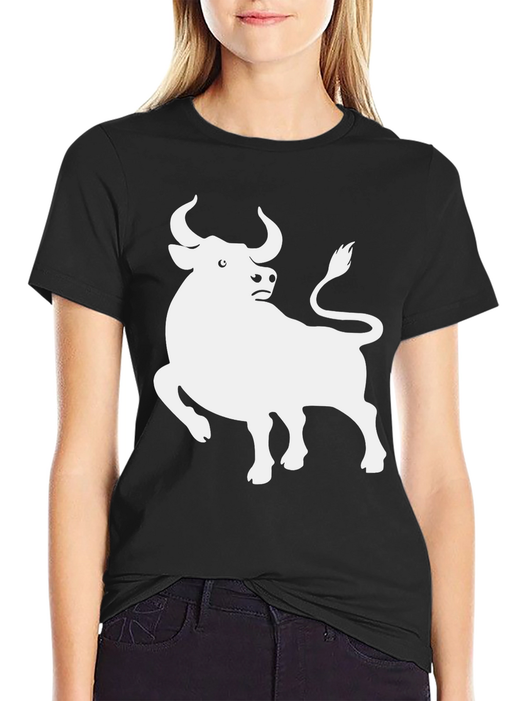 Bull Graphic Tee - Classic Black T-Shirt