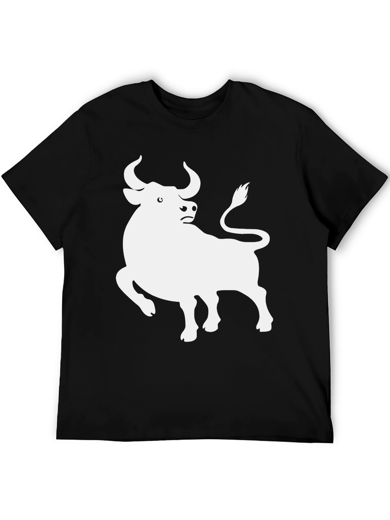 Bull Graphic Tee - Classic Black T-Shirt