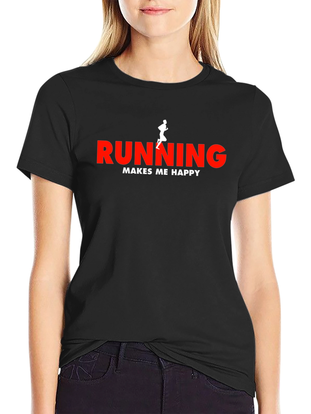 Running Makes Me Happy T-Shirt