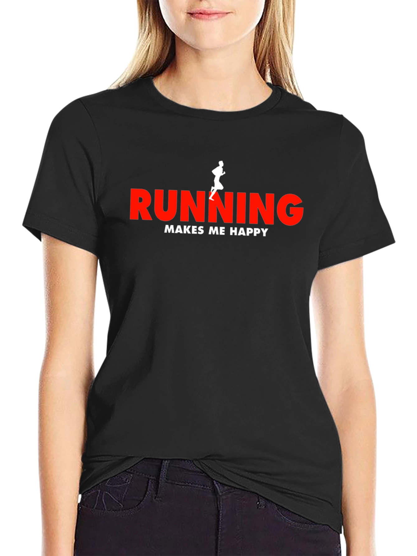 Running Makes Me Happy T-Shirt