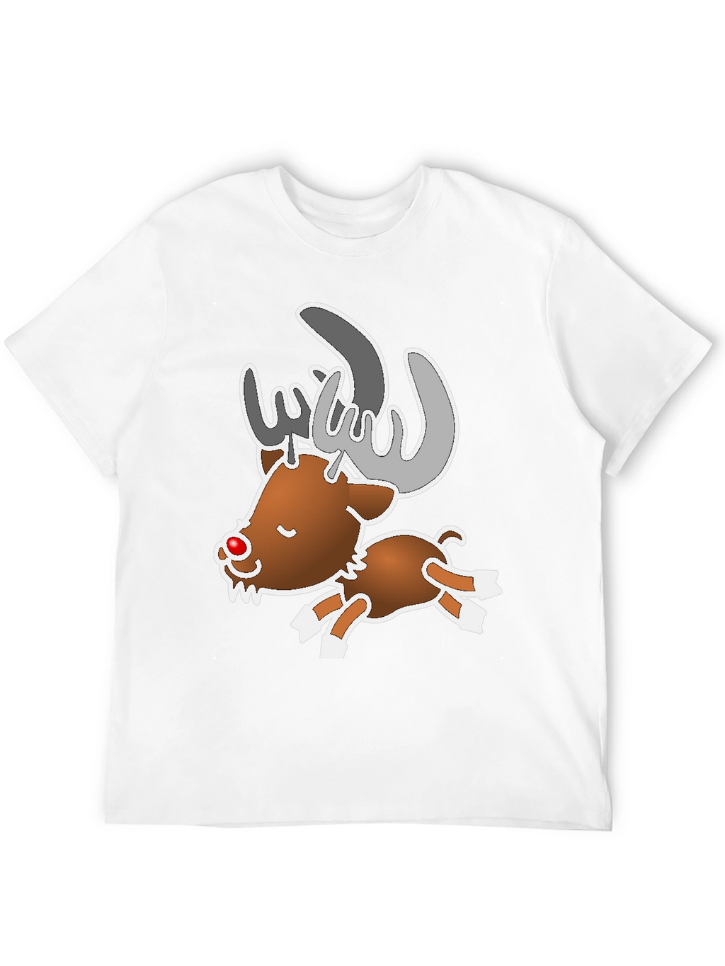 Reindeer Graphic Tee - Holiday Fun