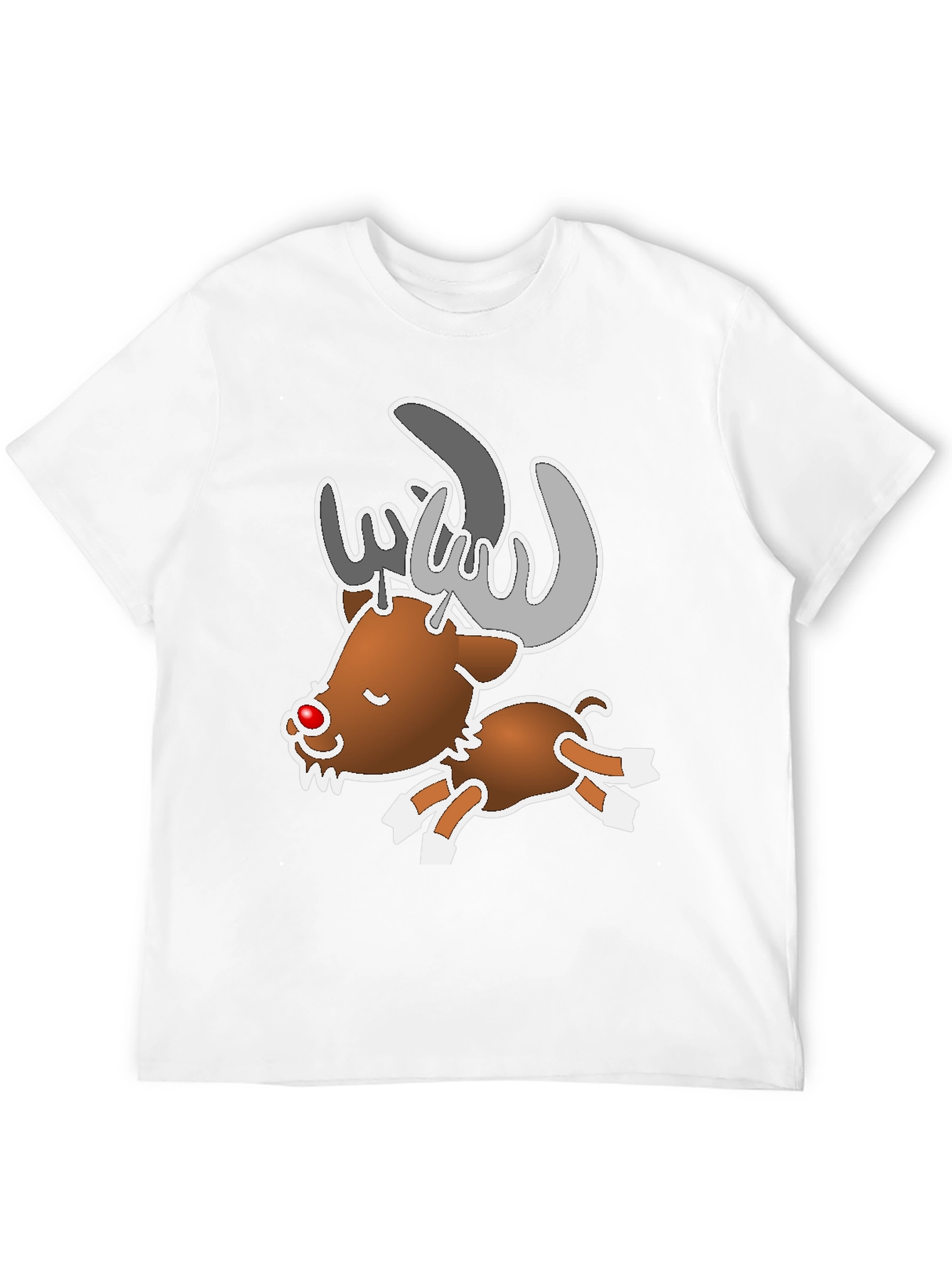 Reindeer Graphic Tee - Holiday Fun