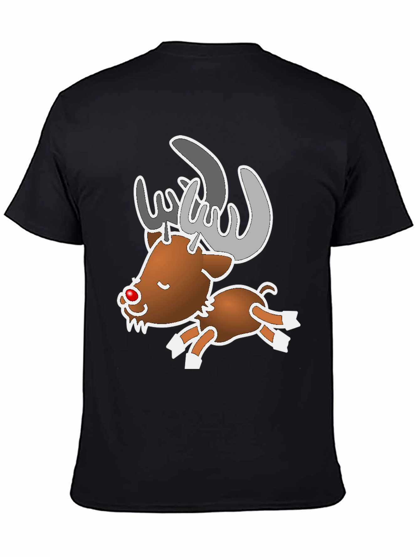Reindeer Graphic Tee - Holiday Fun