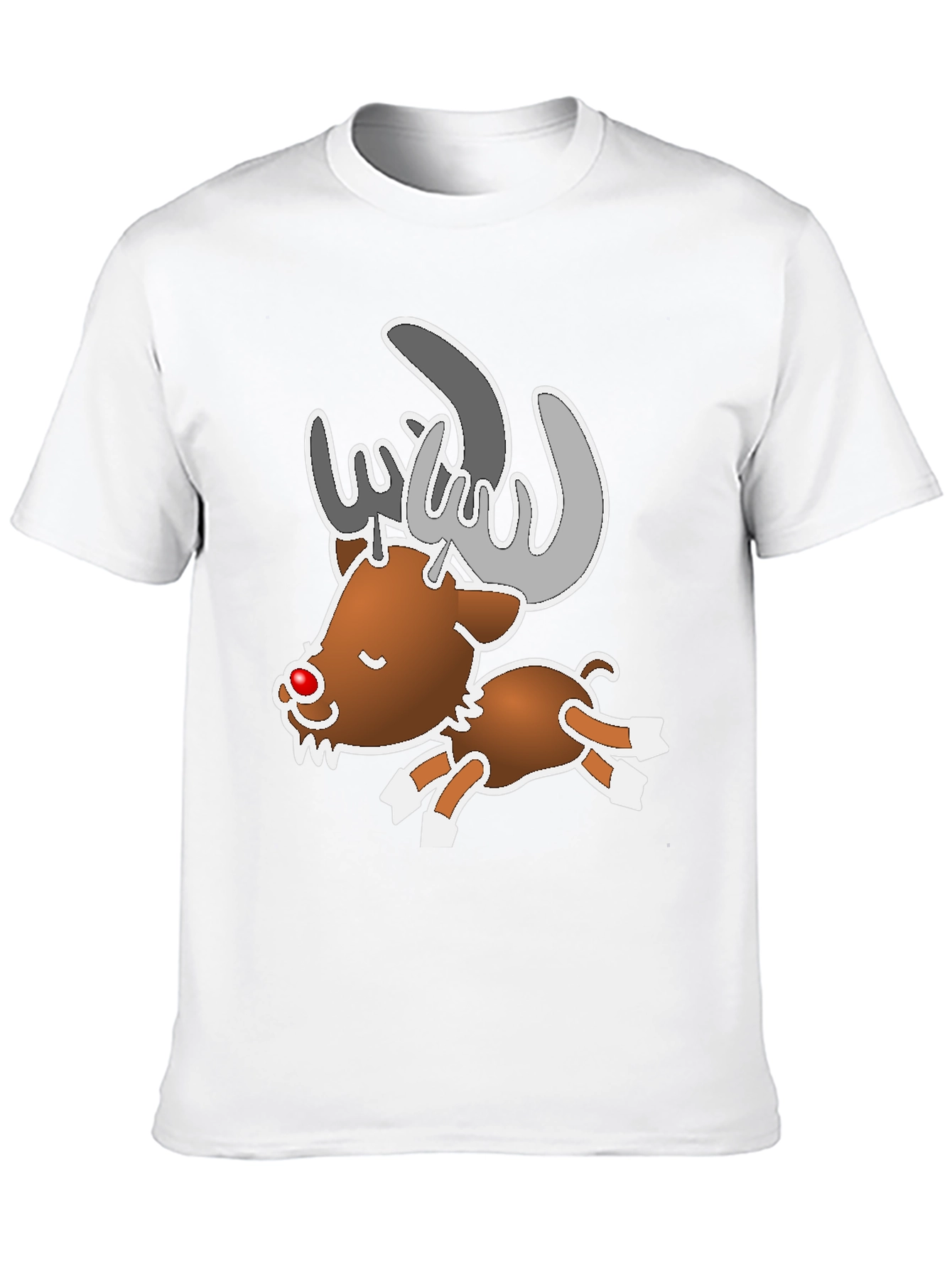 Reindeer Graphic Tee - Holiday Fun