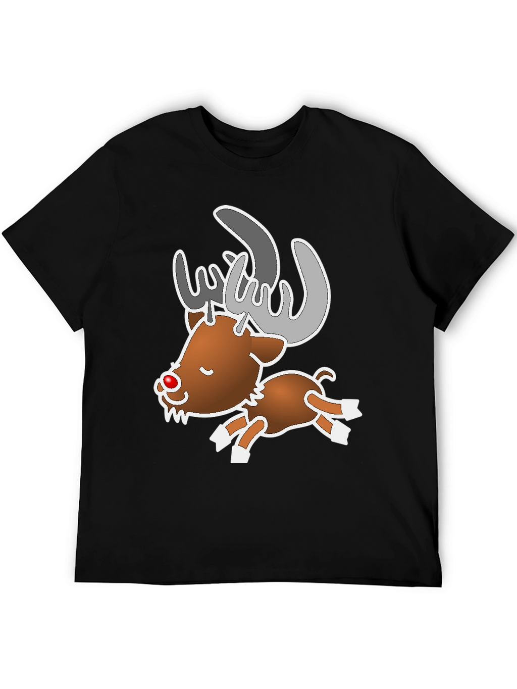Reindeer Graphic Tee - Holiday Fun