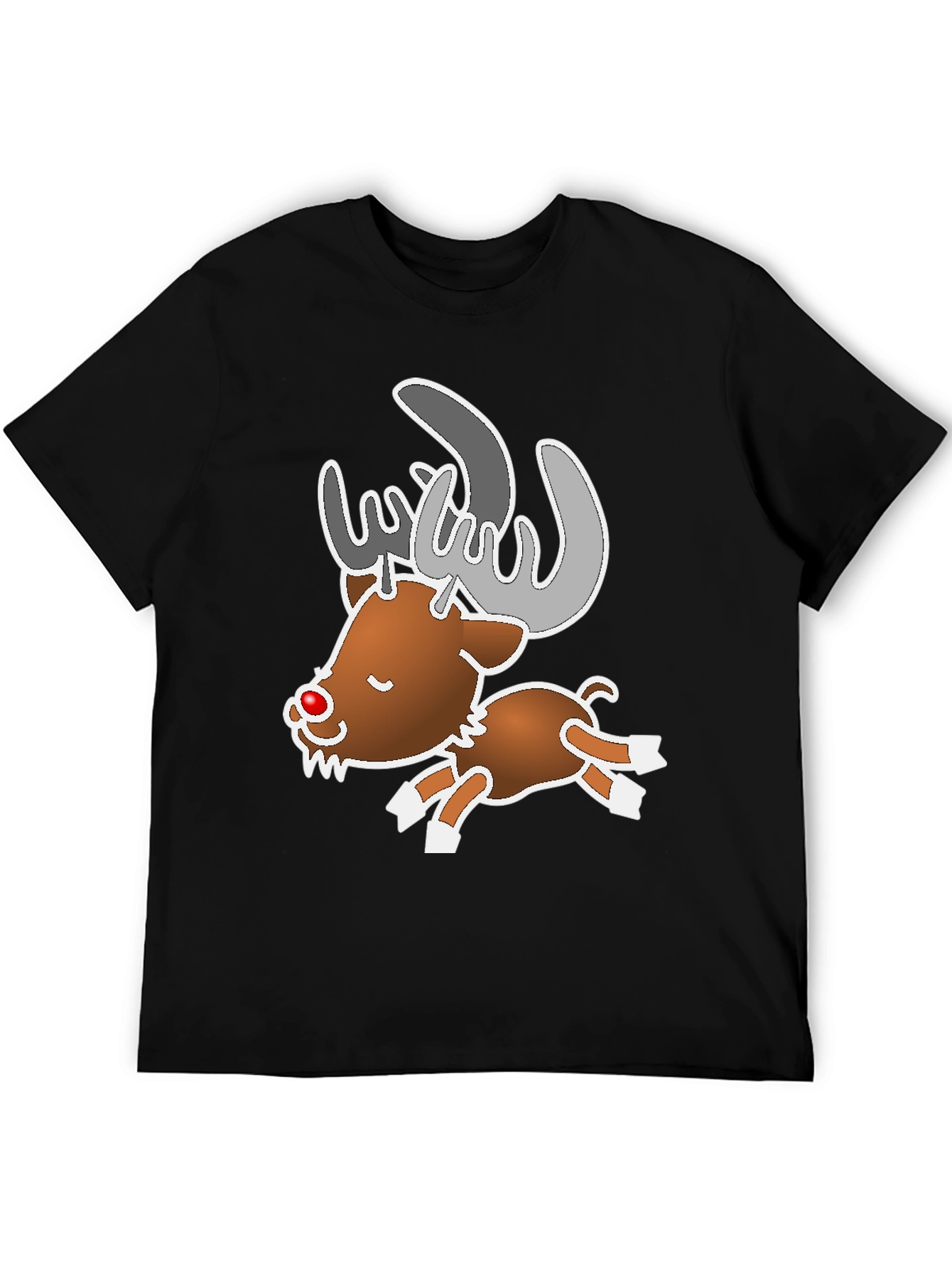 Reindeer Graphic Tee - Holiday Fun
