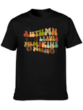 Autumn Leaves Pumpkins Please T-Shirt