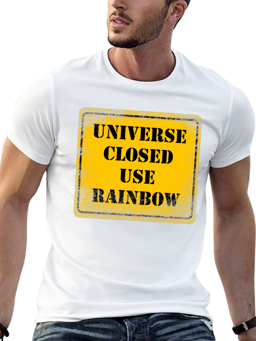 Universe Closed Rainbow T-Shirt