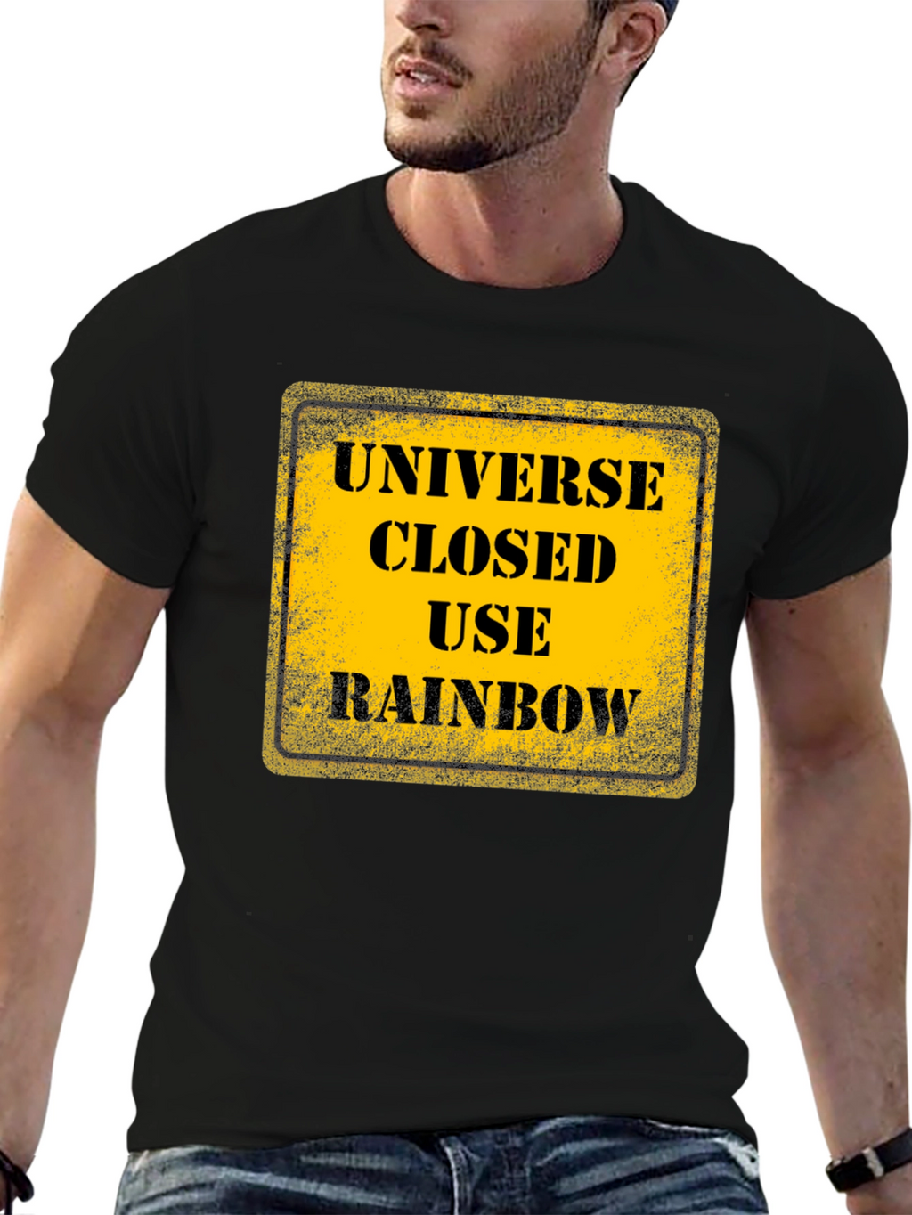 Universe Closed Rainbow T-Shirt