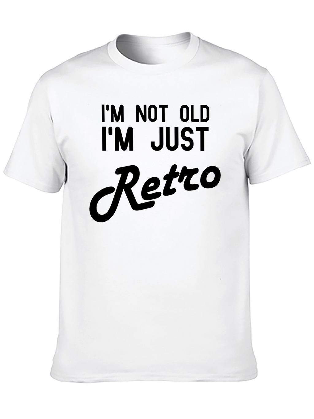Im Not Old Im Retro Black T-Shirt