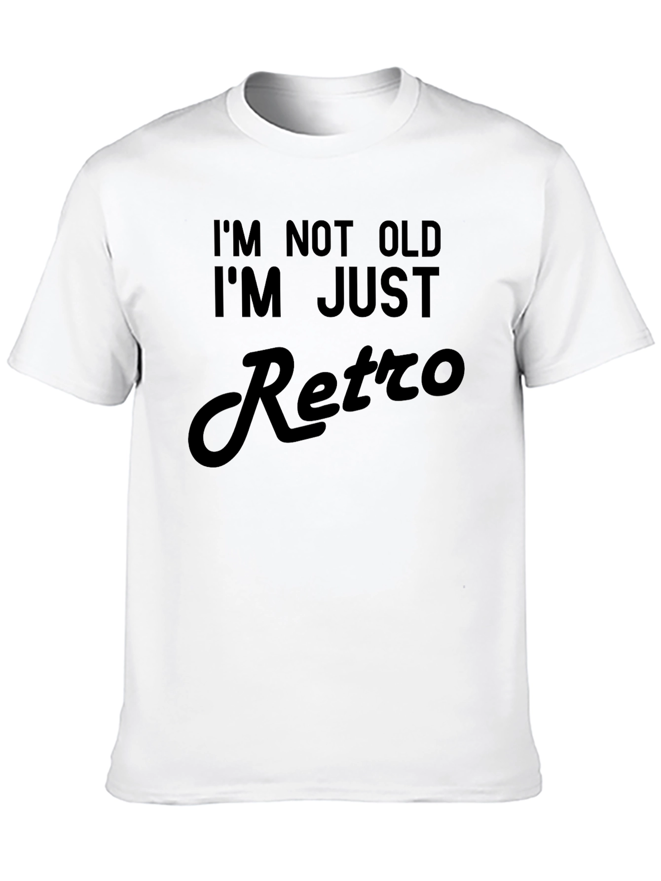 Im Not Old Im Retro Black T-Shirt