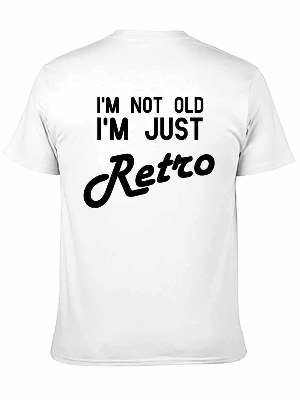 Im Not Old Im Retro Black T-Shirt