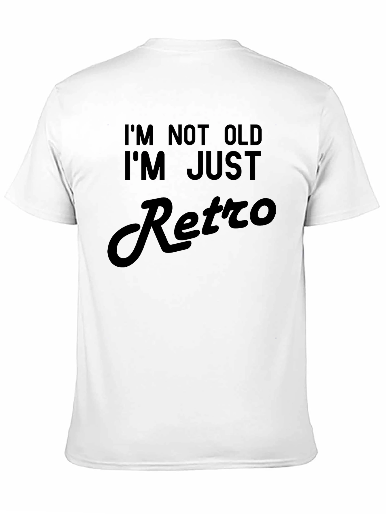 Im Not Old Im Retro Black T-Shirt