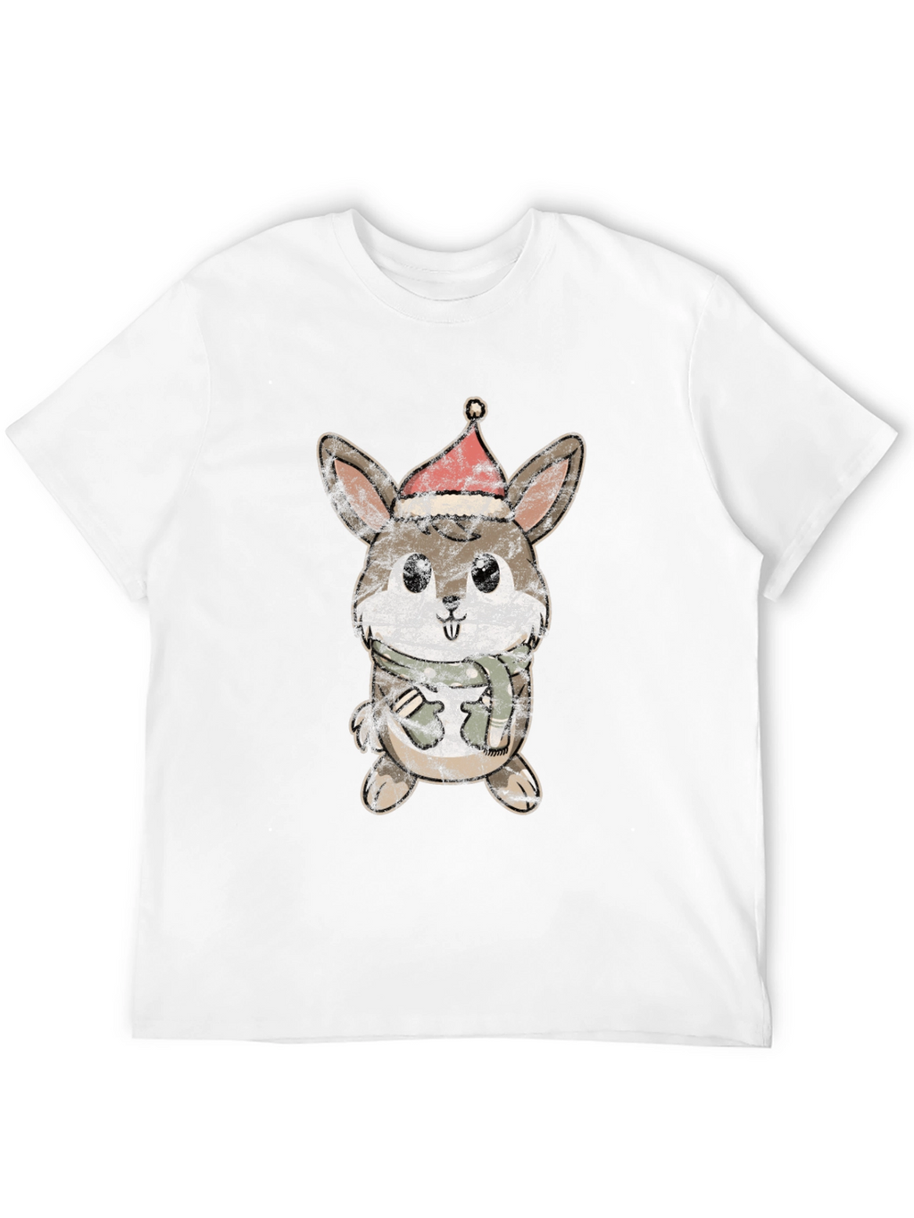 Festive Bunny T-Shirt - Holiday Cheer