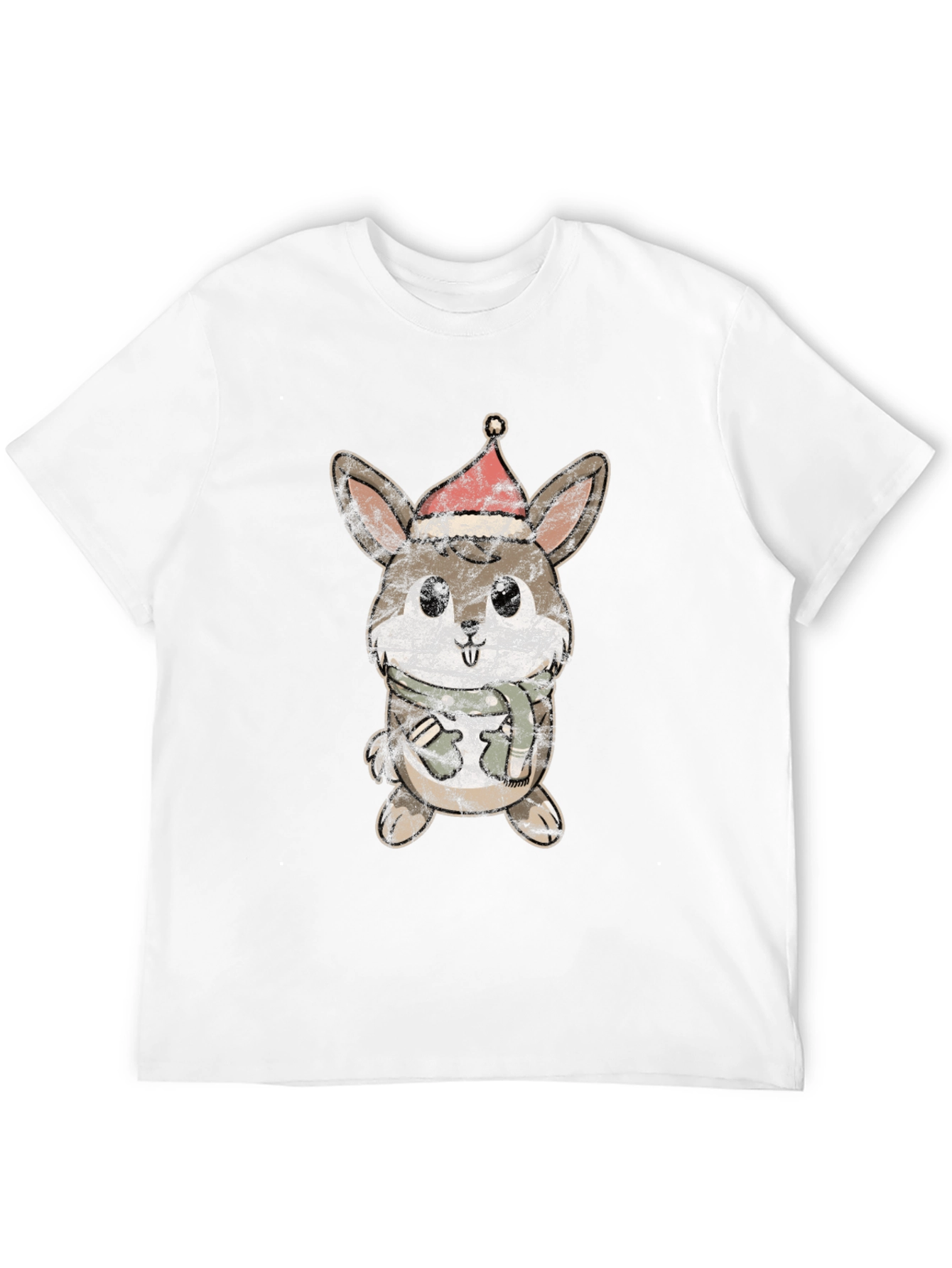 Festive Bunny T-Shirt - Holiday Cheer