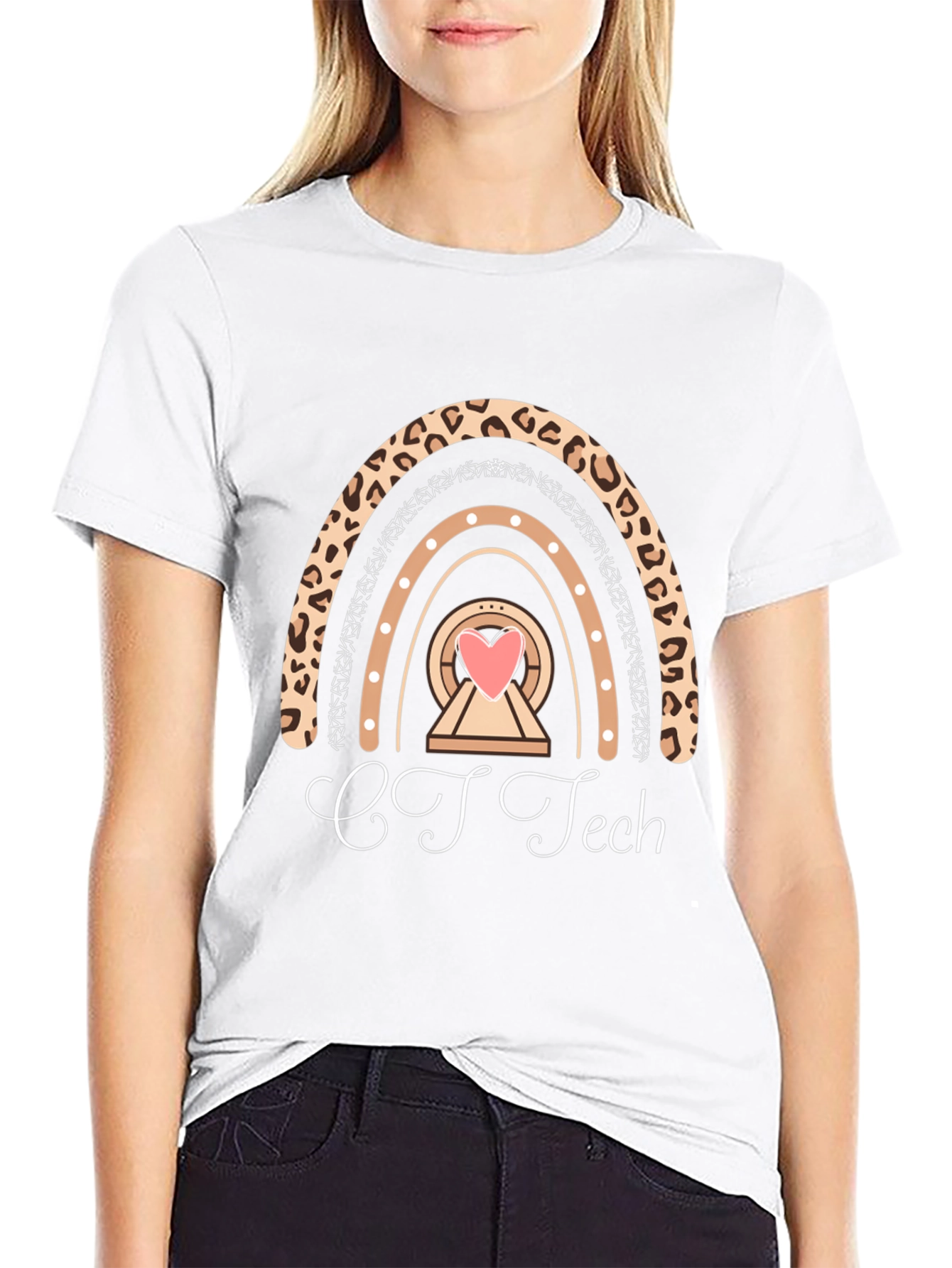 CT Tech Leopard Rainbow T-Shirt