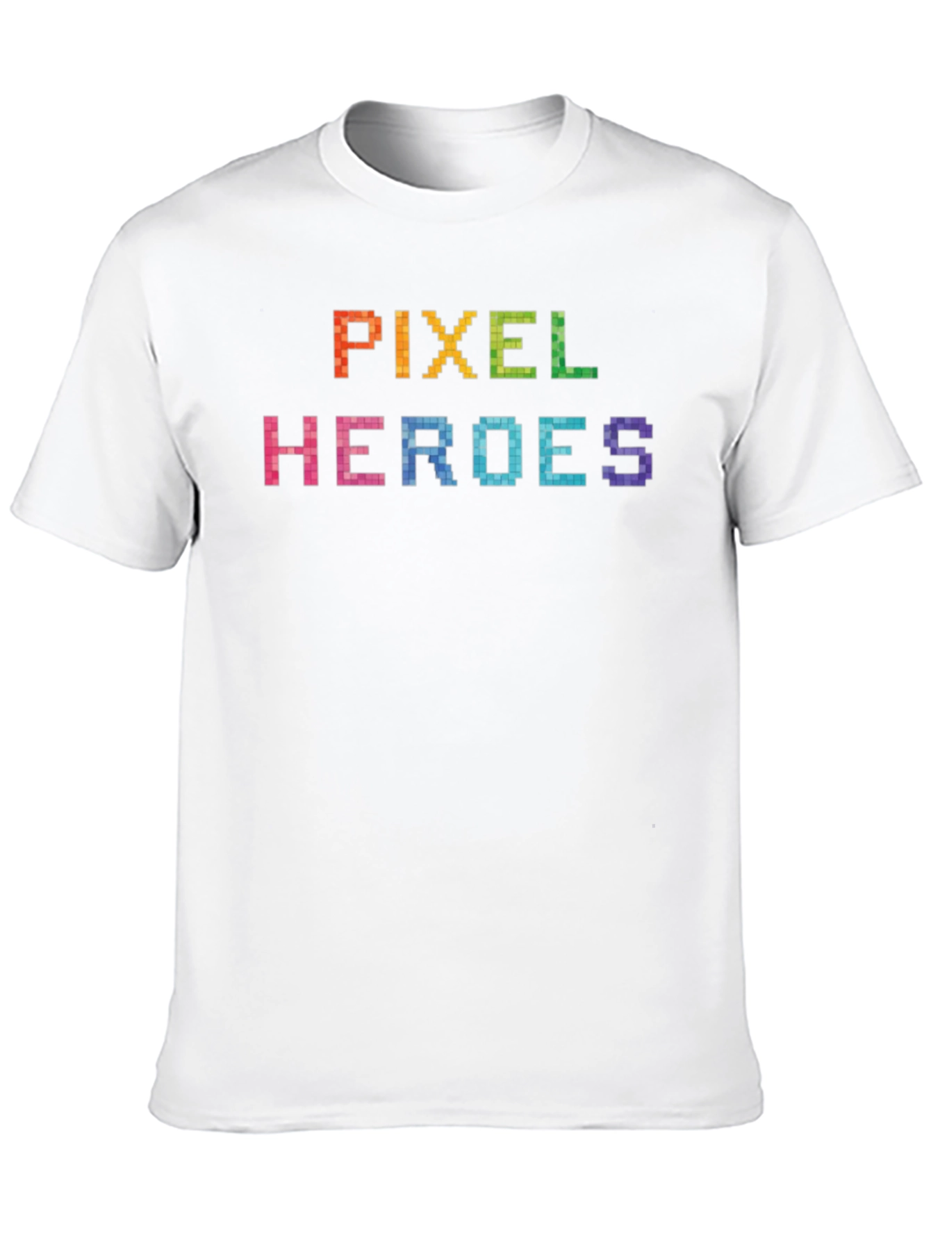 Pixel Heroes Graphic T-Shirt - Black