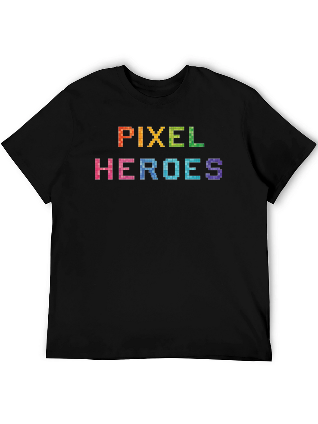 Pixel Heroes Graphic T-Shirt - Black
