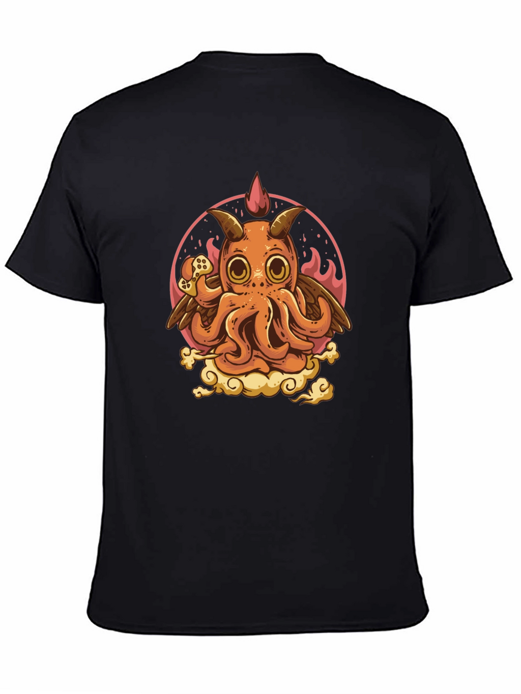Gamer Demon Octopus T-Shirt - Unique Graphic Tee