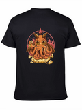 Gamer Demon Octopus T-Shirt - Unique Graphic Tee